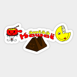 Swiss kawaii Sticker